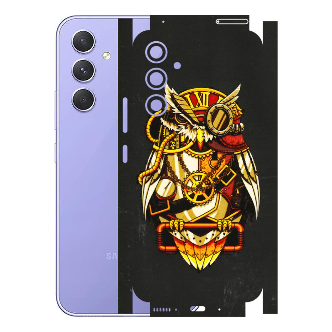 Samsung A/S Series Phone Skins (All Models) - Classy Smart Owl - 3D Embossed Finish (L-144) Samsung Galaxy A54 (5G)