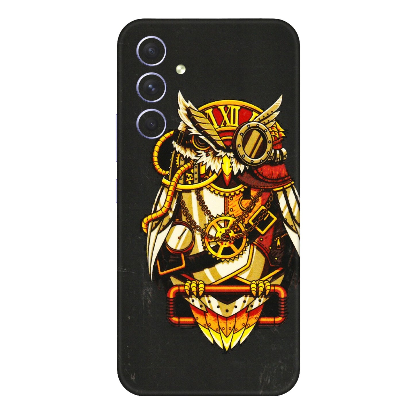 Samsung A/S Series Phone Skins (All Models) - Classy Smart Owl - 3D Embossed Finish (L-144) Samsung Galaxy A54 (5G)