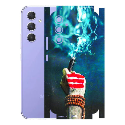 Samsung A/S Series Phone Skins (All Models) - Mahadev Bhakt - 3D Embossed Finish (L-146) Samsung Galaxy A54 (5G)