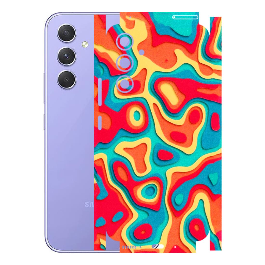 Samsung A/S Series Phone Skins (All Models) - Abstract Swirl - 3D Embossed Finish (L-150) Samsung Galaxy A54 (5G)