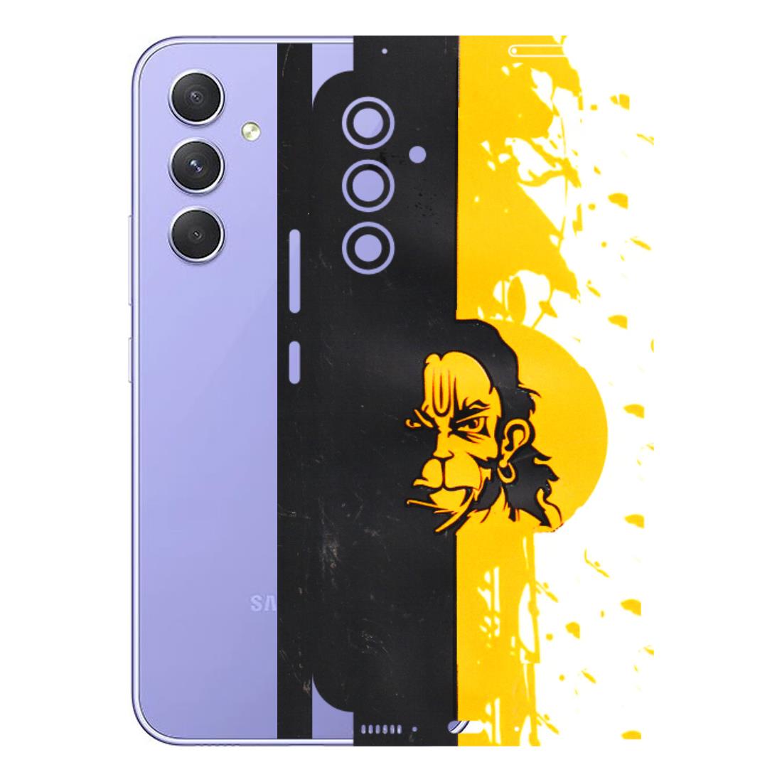Samsung A/S Series Phone Skins (All Models) - Bajrangbali - 3D Embossed Finish (L-151) Samsung Galaxy A54 (5G)