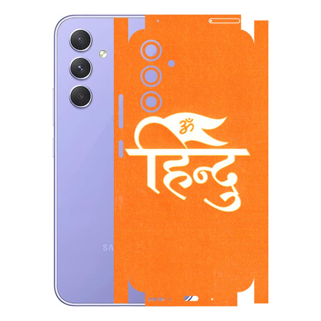 Samsung A/S Series Phone Skins (All Models) - Hindu Kesari - 3D Embossed Finish (L-154) Samsung Galaxy A54 (5G)
