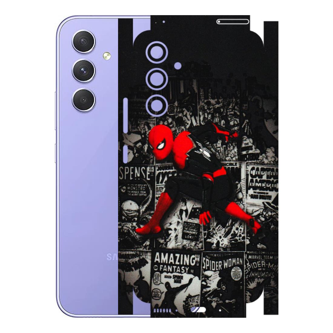 Samsung A/S Series Phone Skins (All Models) - SpiderMan New - 3D Embossed Finish (L-162) Samsung Galaxy A54 (5G)