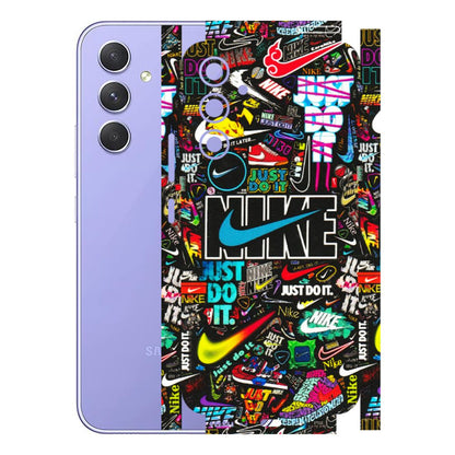 Samsung A/S Series Phone Skins (All Models) - Just Do It Doodles - 3D Embossed Finish (L-166) Samsung Galaxy A54 (5G)