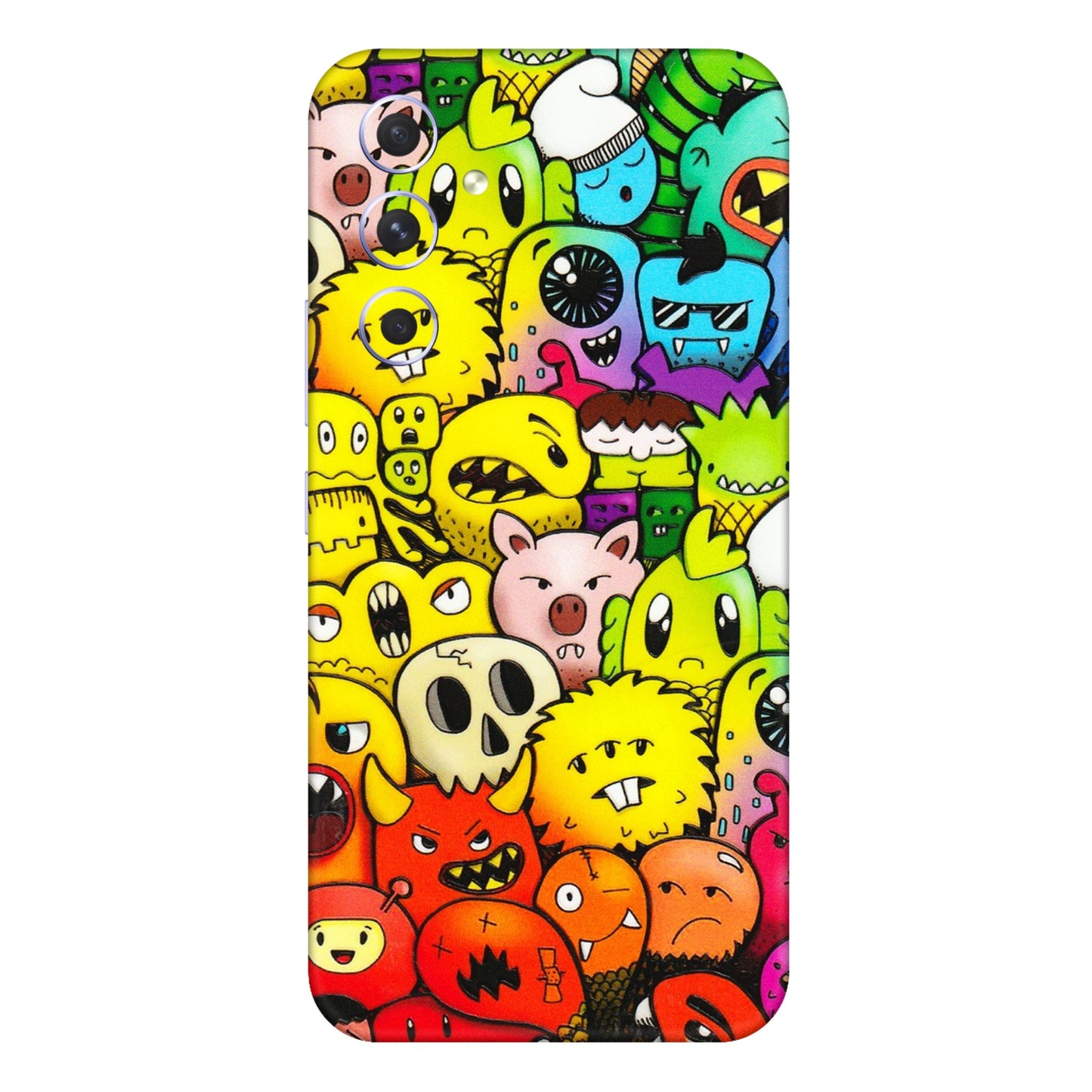 Samsung A/S Series Phone Skins (All Models) - Angry Funkies - 3D Embossed Finish (L-169) Samsung Galaxy A54 (5G)