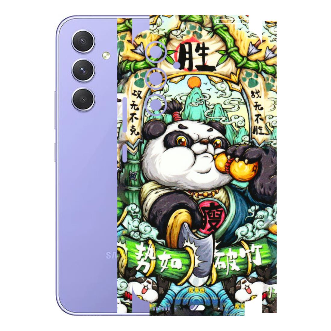Samsung A/S Series Phone Skins (All Models) - Royal Rich Panda - 3D Embossed Finish (L-170) Samsung Galaxy A54 (5G)