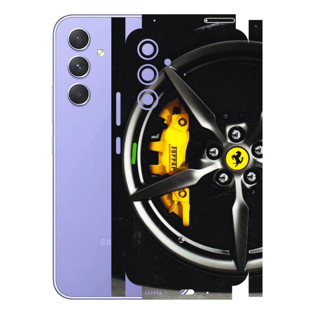 Samsung A/S Series Phone Skins (All Models) - Ferrari Wheel Alloy - 3D Embossed Finish (L-173) Samsung Galaxy A54 (5G)