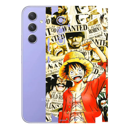 Samsung A/S Series Phone Skins (All Models) - Luffy Anime - 3D Embossed Finish (L-177) Samsung Galaxy A54 (5G)