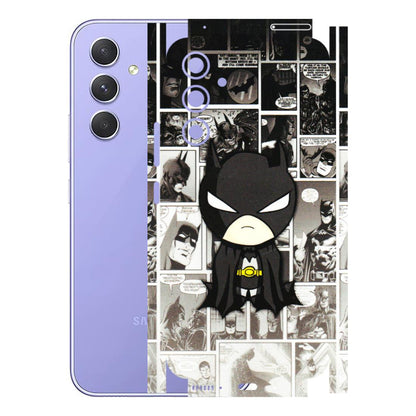 Samsung A/S Series Phone Skins (All Models) - Toon Batman - 3D Embossed Finish (L-182) Samsung Galaxy A54 (5G)