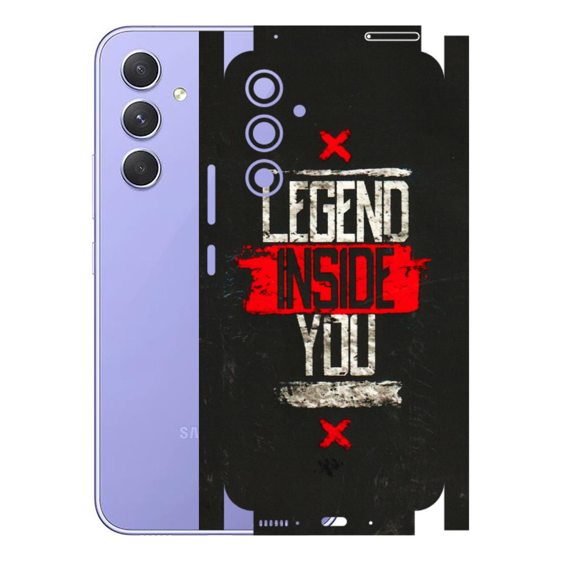 Samsung A/S Series Phone Skins (All Models) - Legend Inside You - 3D Embossed Finish (L-186) Samsung Galaxy A54 (5G)