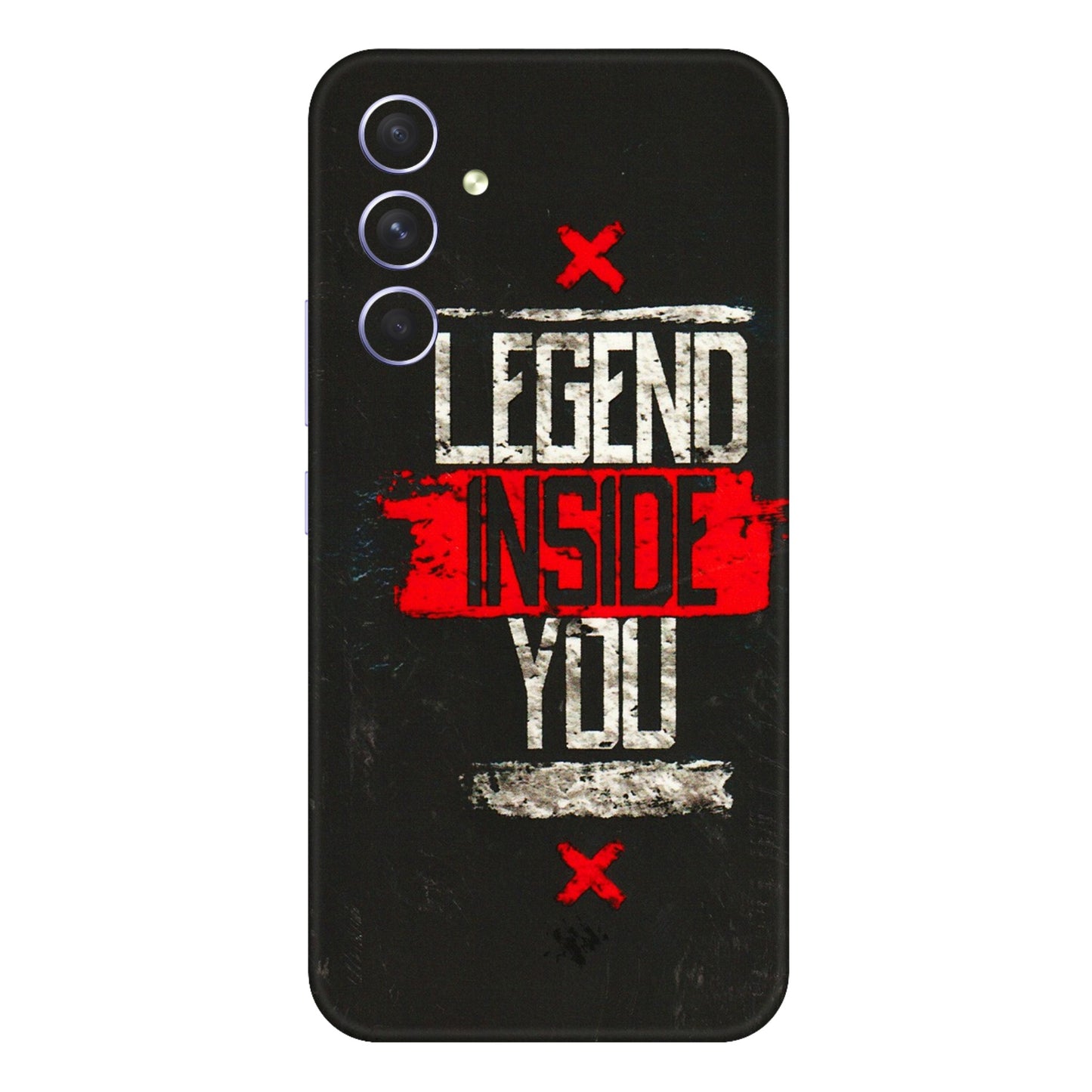 Samsung A/S Series Phone Skins (All Models) - Legend Inside You - 3D Embossed Finish (L-186) Samsung Galaxy A54 (5G)