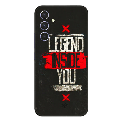 Samsung A/S Series Phone Skins (All Models) - Legend Inside You - 3D Embossed Finish (L-186) Samsung Galaxy A54 (5G)