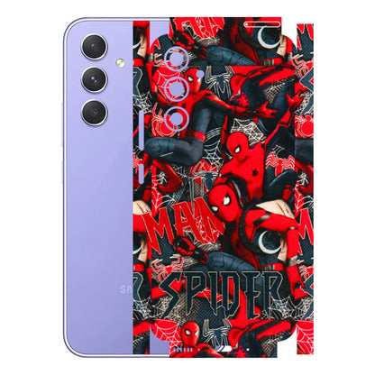 Samsung A/S Series Phone Skins (All Models) - SpiderMan Cool - 3D Embossed Finish (L-188) Samsung Galaxy A54 (5G)