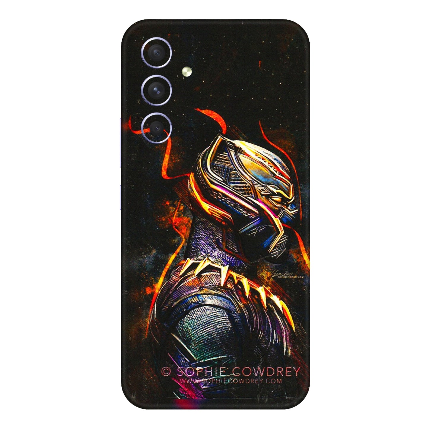 Samsung A/S Series Phone Skins (All Models) - Black Panther - 3D Embossed Finish (L-190) Samsung Galaxy A54 (5G)