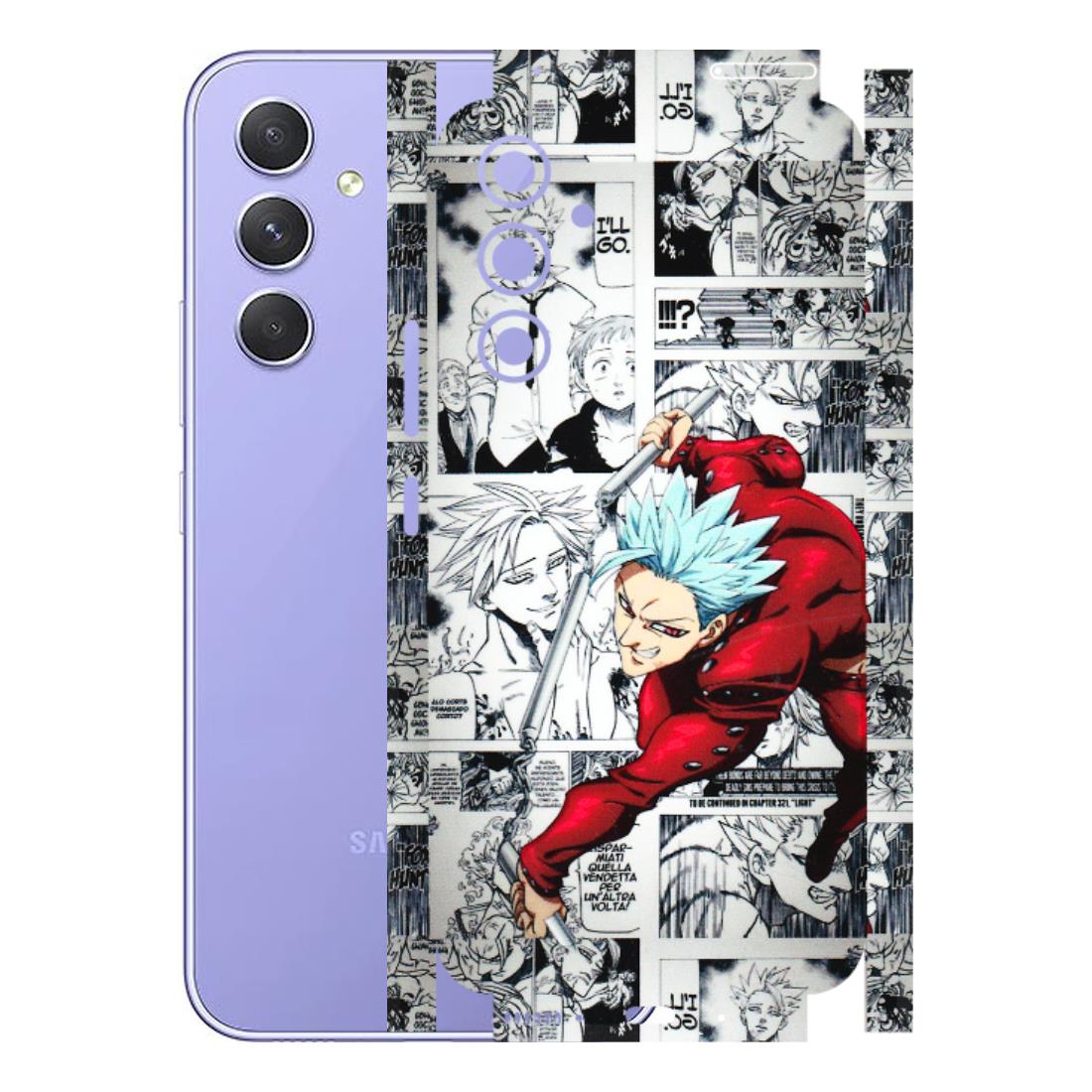 Samsung A/S Series Phone Skins (All Models) - Anime Comic - 3D Embossed Finish (L-192) Samsung Galaxy A54 (5G)