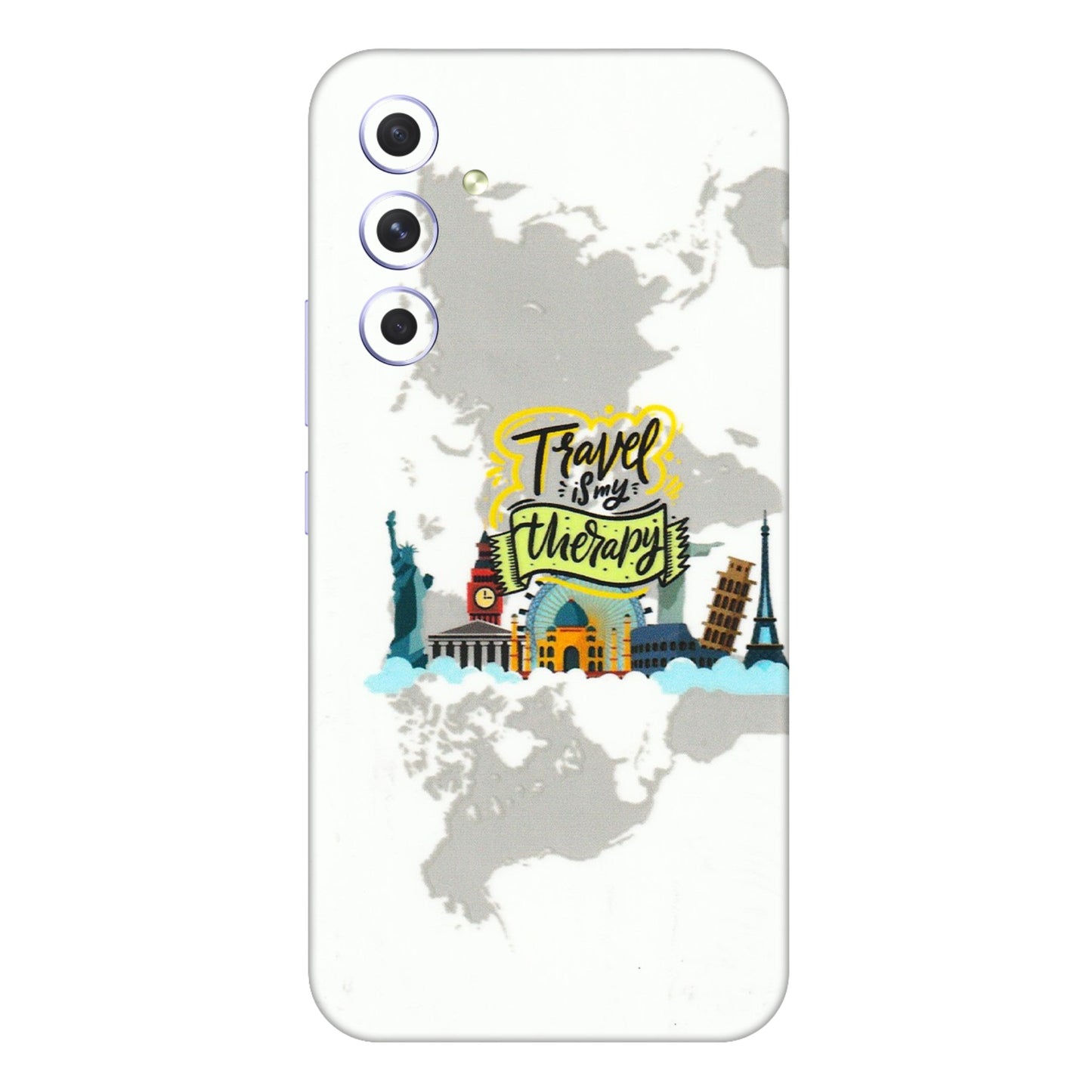 Samsung A/S Series Phone Skins (All Models) - Travel Therapy - 3D Embossed Finish (L-199) Samsung Galaxy A54 (5G)