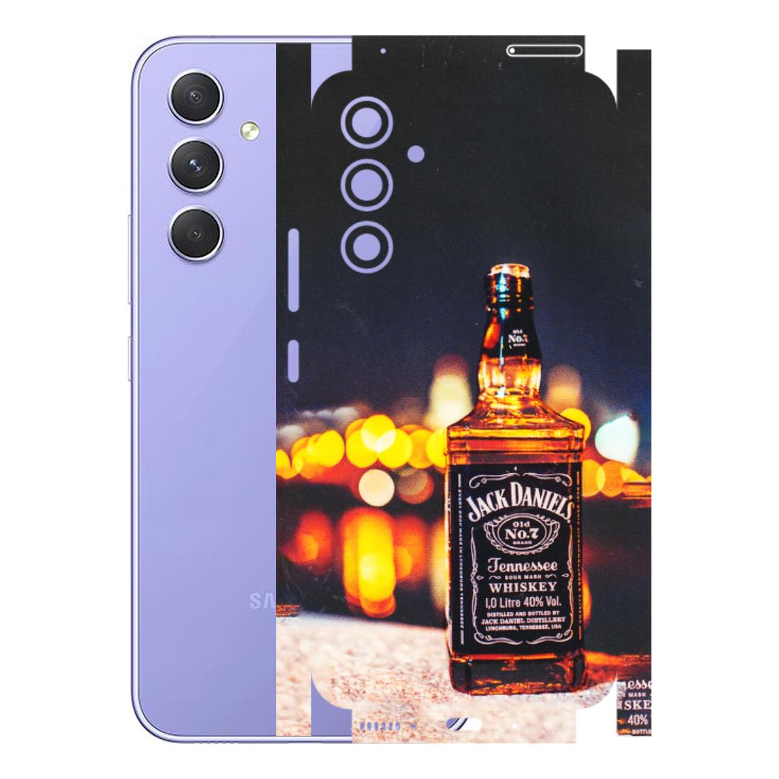Samsung A/S Series Phone Skins (All Models) - JD Whiskey Bottle - 3D Embossed Finish (L-20) Samsung Galaxy A54 (5G)