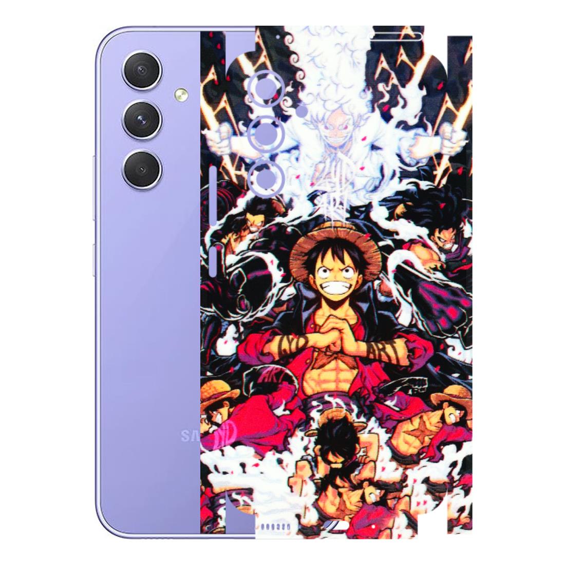 Samsung A/S Series Phone Skins (All Models) - Luffy Anime Character - 3D Embossed Finish (L-203) Samsung Galaxy A54 (5G)