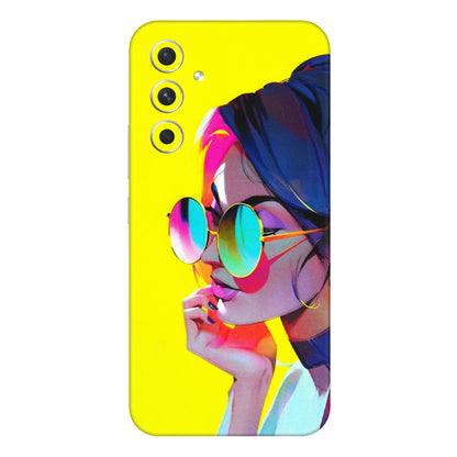 Samsung A/S Series Phone Skins (All Models) - Bold Stylish Girl - 3D Embossed Finish (L-222) Samsung Galaxy A54 (5G)