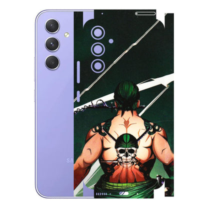 Samsung A/S Series Phone Skins (All Models) - Zoro Anime - 3D Embossed Finish (L-23) Samsung Galaxy A54 (5G)