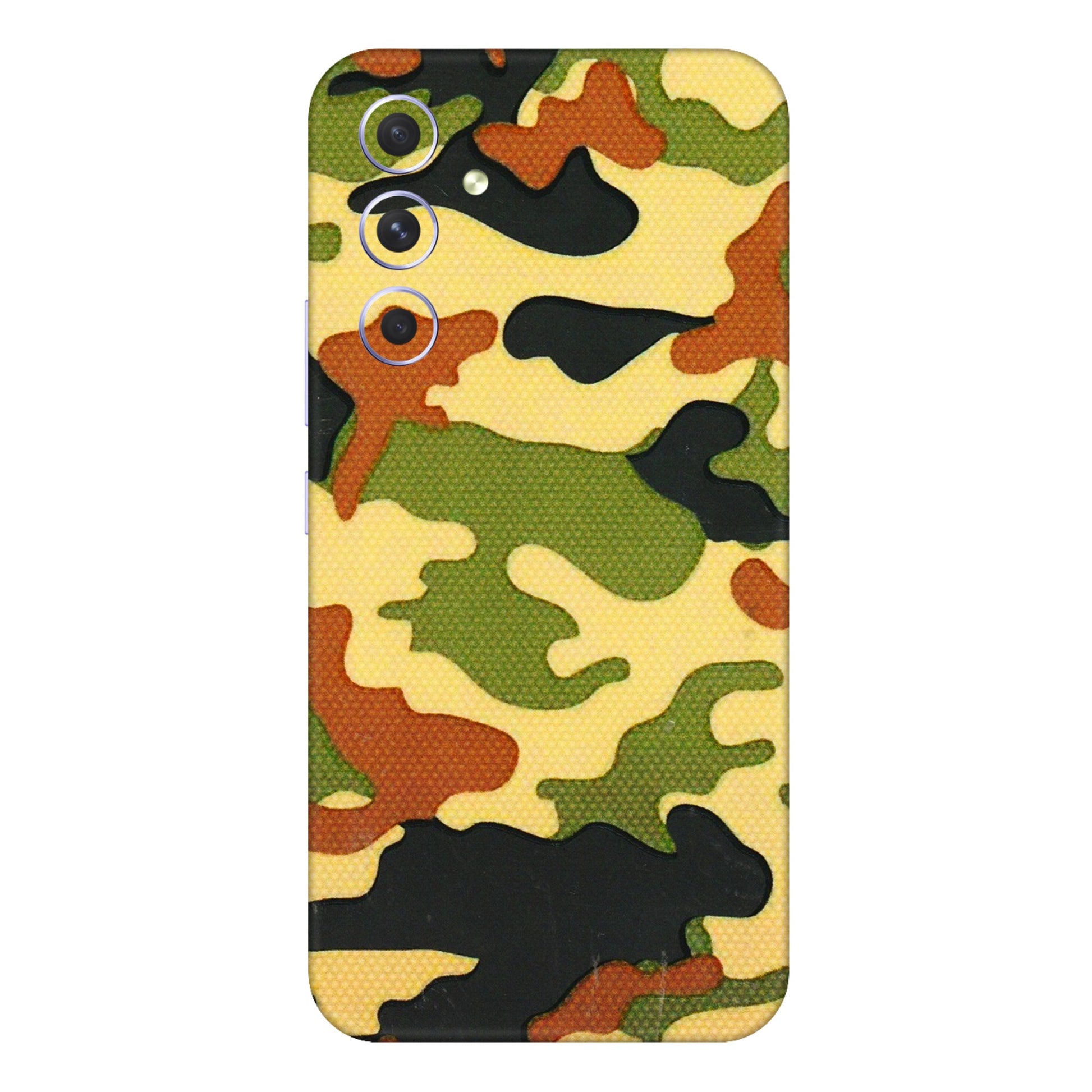 Samsung A/S Series Phone Skins (All Models) - Indian Military - 3D Embossed Finish (L-234) Samsung Galaxy A54 (5G)