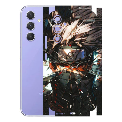 Samsung A/S Series Phone Skins (All Models) - Kakashi Shattered Glass Effect - 3D Embossed Finish (L-237) Samsung Galaxy A54 (5G)