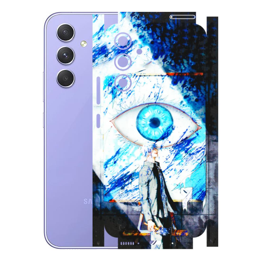 Samsung A/S Series Phone Skins (All Models) - Gojo Satoru evil eye - 3D Embossed Finish (L-239) Samsung Galaxy A54 (5G)