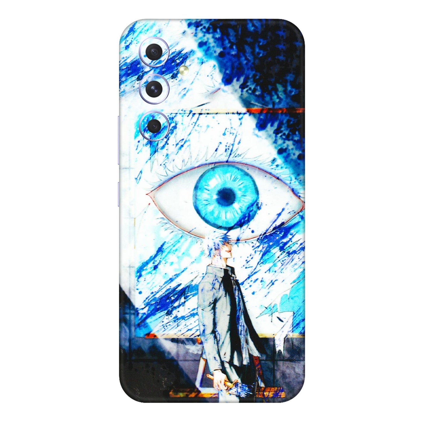 Samsung A/S Series Phone Skins (All Models) - Gojo Satoru evil eye - 3D Embossed Finish (L-239) Samsung Galaxy A54 (5G)