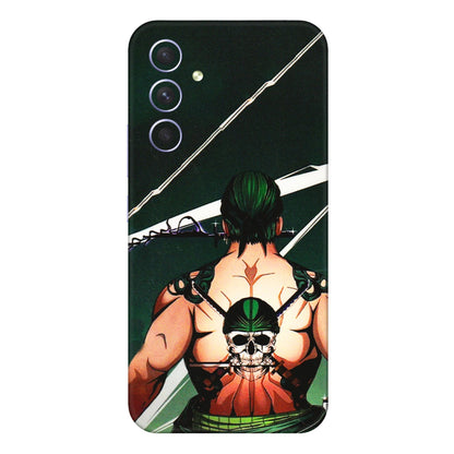 Samsung A/S Series Phone Skins (All Models) - Zoro Anime - 3D Embossed Finish (L-23) Samsung Galaxy A54 (5G)