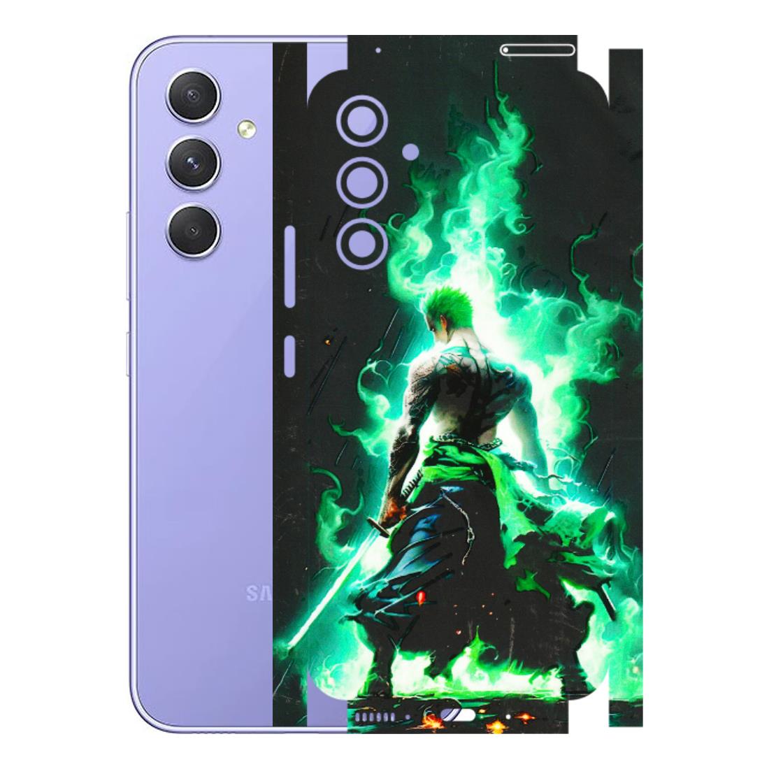 Samsung A/S Series Phone Skins (All Models) - Zoro Sword - 3D Embossed Finish (L-241) Samsung Galaxy A54 (5G)