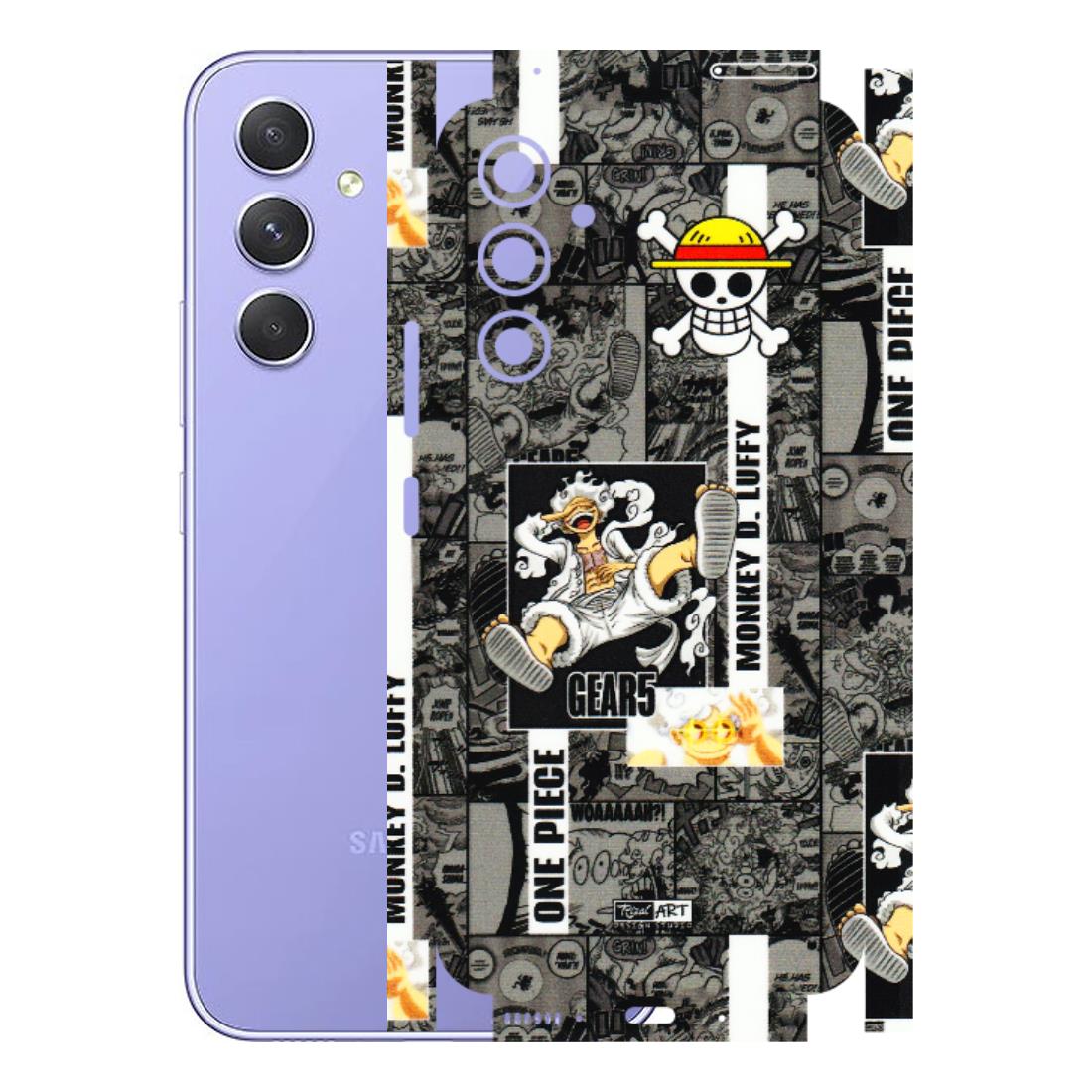 Samsung A/S Series Phone Skins (All Models) - Cuffy Anime MonkeyCamic - 3D Embossed Finish (L-242) Samsung Galaxy A54 (5G)