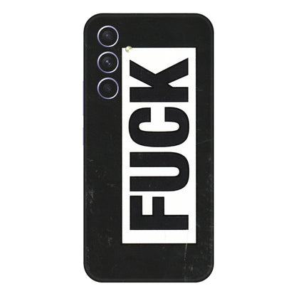 Samsung A/S Series Phone Skins (All Models) - The F Word - 3D Embossed Finish (L-255) Samsung Galaxy A54 (5G)