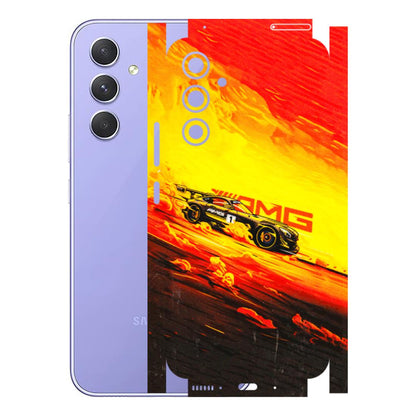 Samsung A/S Series Phone Skins (All Models) - AMG Car Speed Cover - 3D Embossed Finish (L-256) Samsung Galaxy A54 (5G)