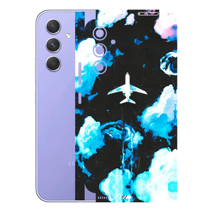 Samsung A/S Series Phone Skins (All Models) - Travel In Airline - 3D Embossed Finish (L-264) Samsung Galaxy A54 (5G)