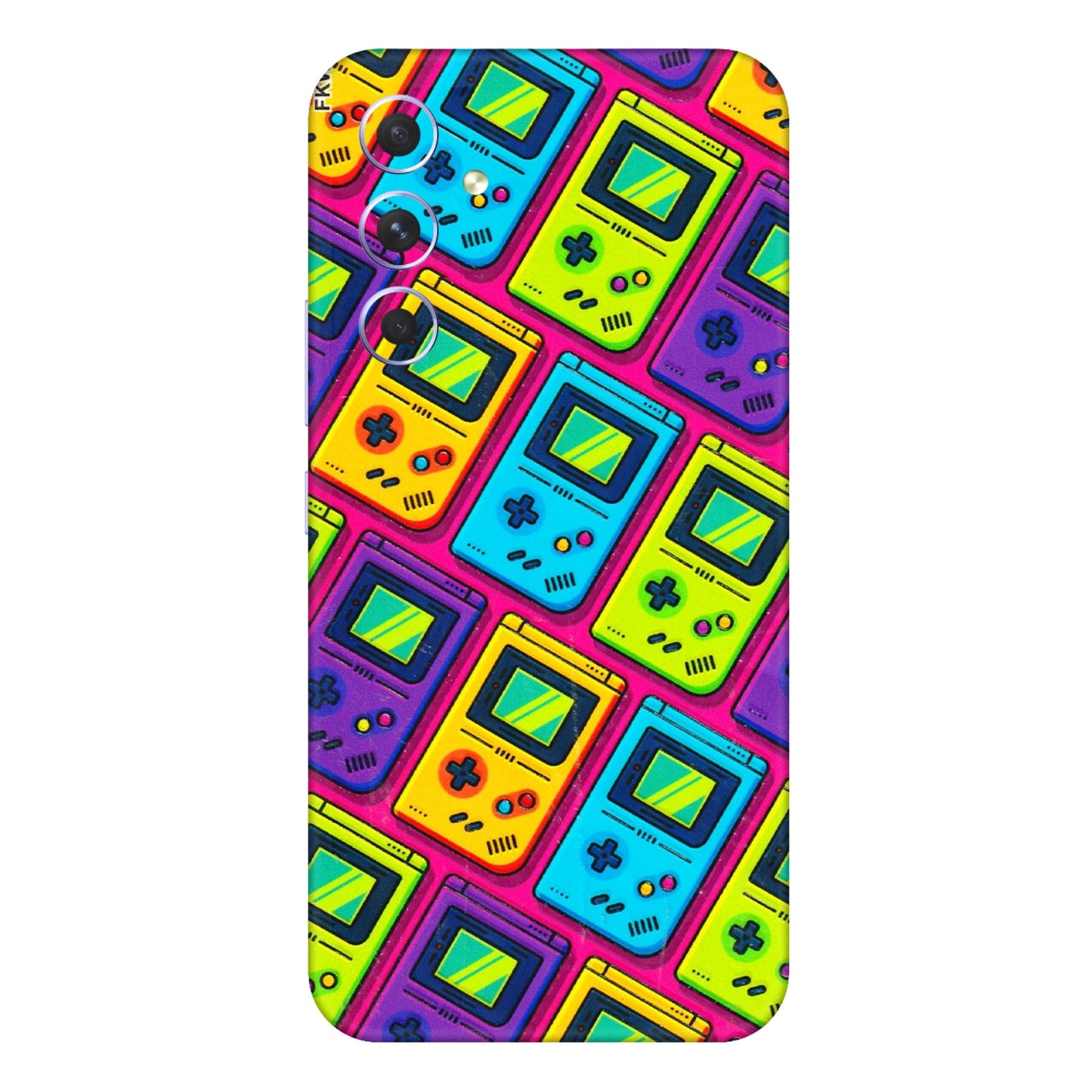 Samsung A/S Series Phone Skins (All Models) - Gameboy Colourful - 3D Embossed Finish (L-266) Samsung Galaxy A54 (5G)