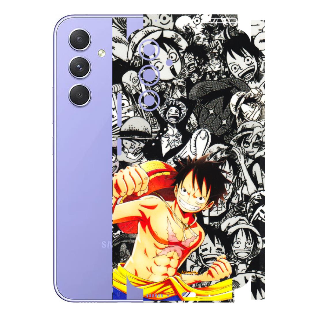 Samsung A/S Series Phone Skins (All Models) - Anime Comics Games Doodles - 3D Embossed Finish (L-27) Samsung Galaxy A54 (5G)
