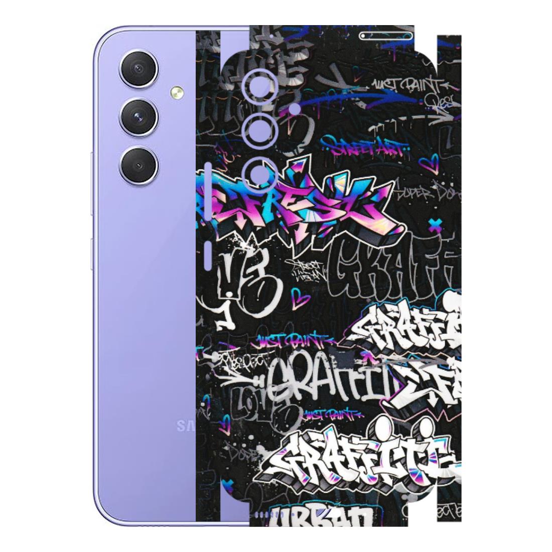 Samsung A/S Series Phone Skins (All Models) - Graffiti Killer - 3D Embossed Finish (L-274) Samsung Galaxy A54 (5G)