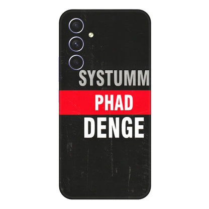 Samsung A/S Series Phone Skins (All Models) - Systumm Phad Denge - 3D Embossed Finish (L-278) Samsung Galaxy A54 (5G)