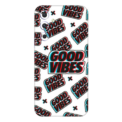 Samsung A/S Series Phone Skins (All Models) - Good Vibes - 3D Embossed Finish (L-282) Samsung Galaxy A54 (5G)