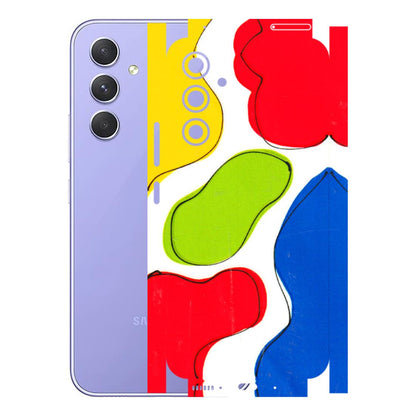 Samsung A/S Series Phone Skins (All Models) - RGB Colour Paint - 3D Embossed Finish (L-284) Samsung Galaxy A54 (5G)