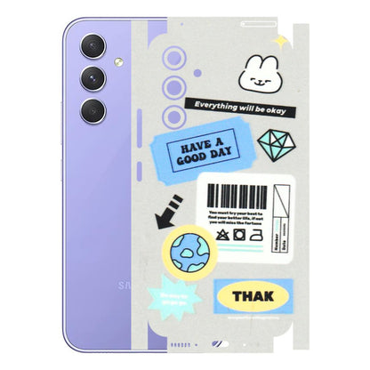 Samsung A/S Series Phone Skins (All Models) - Will Be Okay Design - 3D Embossed Finish (L-316) Samsung Galaxy A54 (5G)