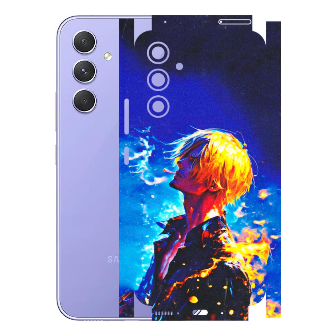 Samsung A/S Series Phone Skins (All Models) - Sanji Vinsmoke One Piece - 3D Embossed Finish (L-319) Samsung Galaxy A54 (5G)
