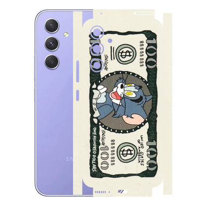 Samsung A/S Series Phone Skins (All Models) - Tom Hundred Dollar - 3D Embossed Finish (L-324) Samsung Galaxy A54 (5G)
