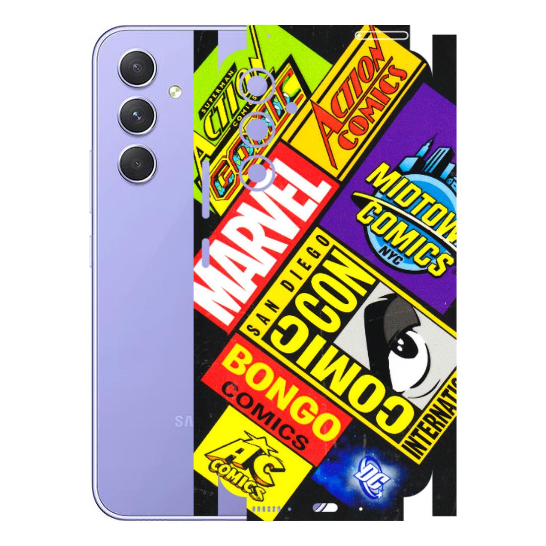 Samsung A/S Series Phone Skins (All Models) - Bongo Comic Con - 3D Embossed Finish (L-325) Samsung Galaxy A54 (5G)
