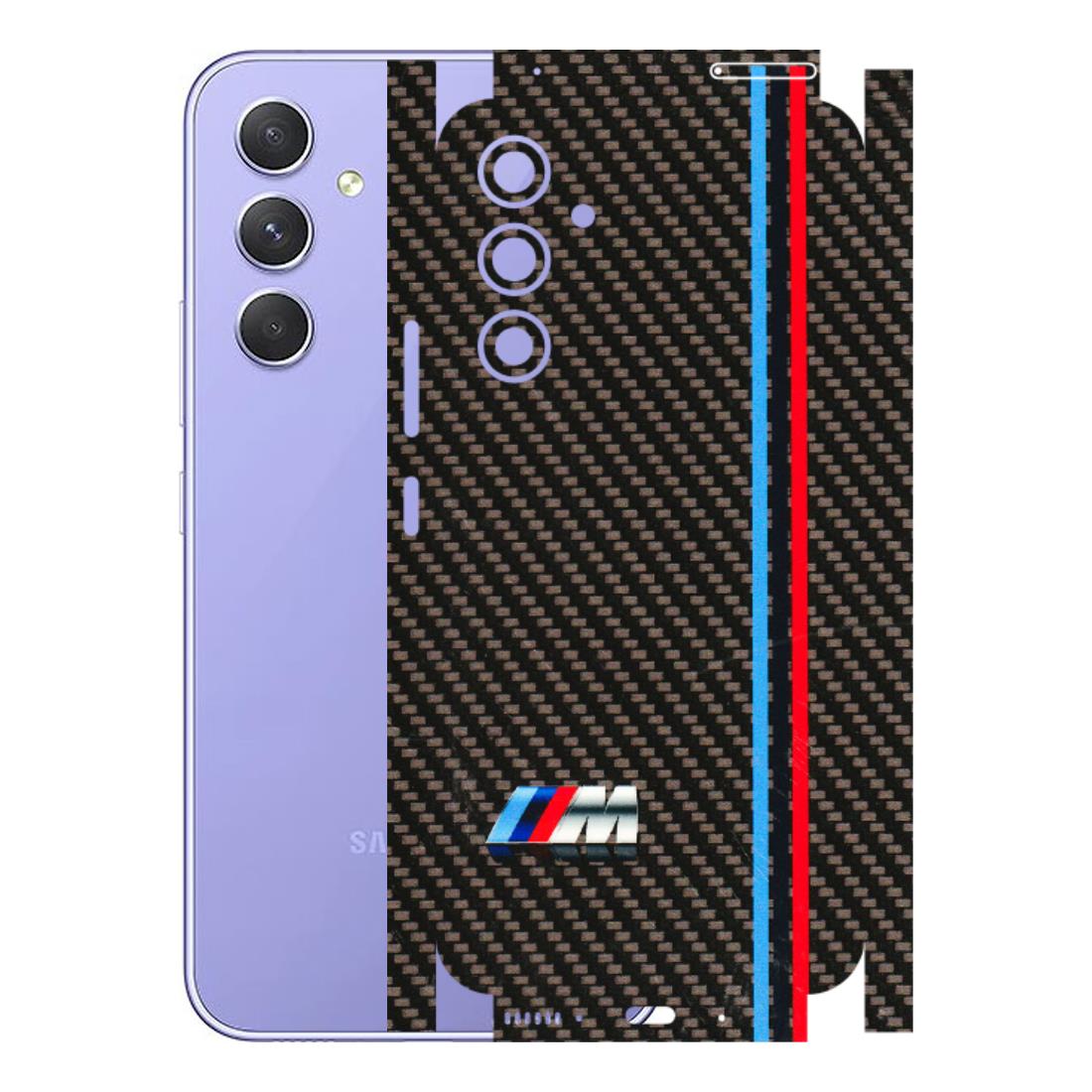 Samsung A/S Series Phone Skins (All Models) - BM Carbon Fiber Feels - 3D Embossed Finish (L-38) Samsung Galaxy A54 (5G)