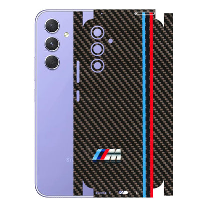 Samsung A/S Series Phone Skins (All Models) - BM Carbon Fiber Feels - 3D Embossed Finish (L-38) Samsung Galaxy A54 (5G)