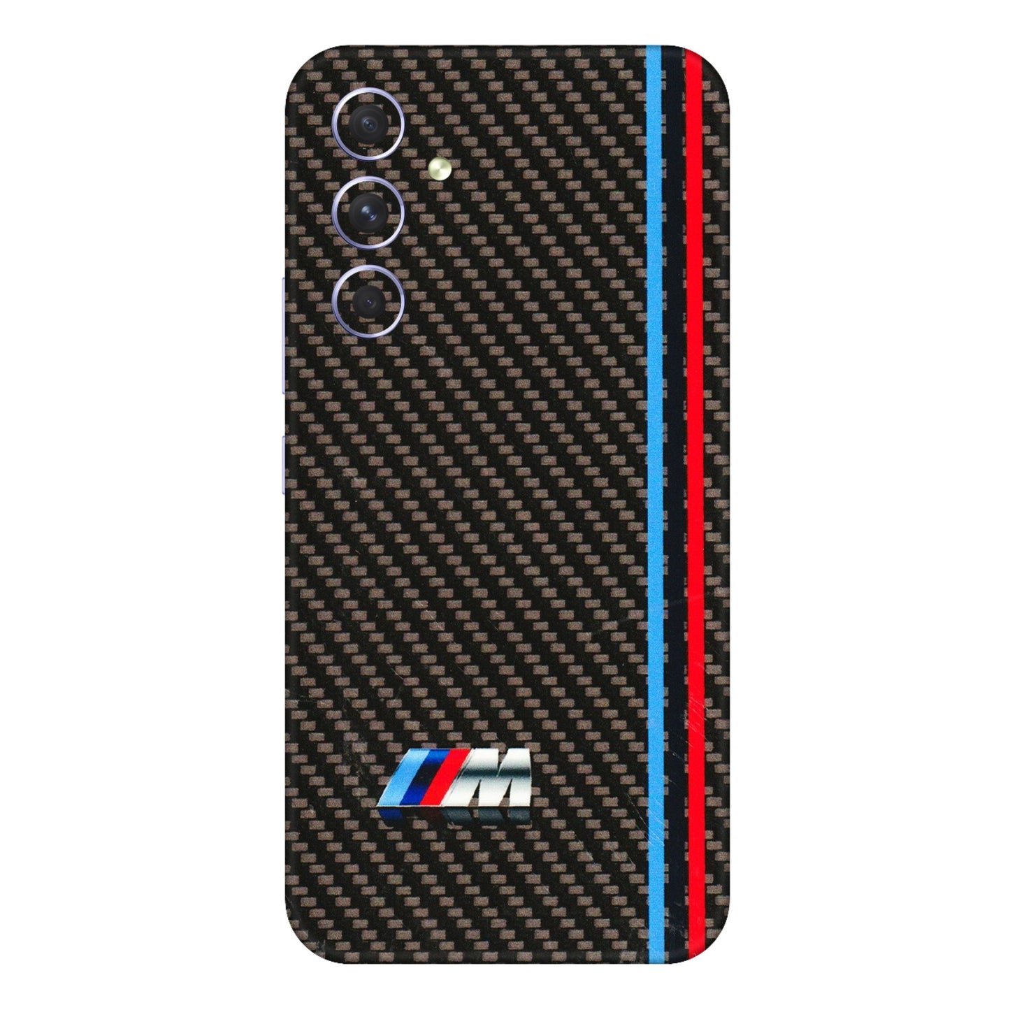 Samsung A/S Series Phone Skins (All Models) - BM Carbon Fiber Feels - 3D Embossed Finish (L-38) Samsung Galaxy A54 (5G)