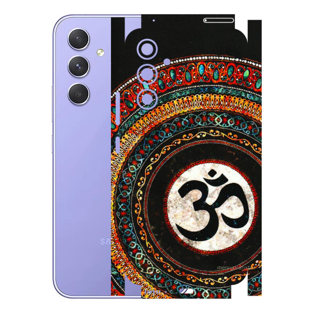 Samsung A/S Series Phone Skins (All Models) - Aum Chant Abstract - 3D Embossed Finish (L-42) Samsung Galaxy A54 (5G)
