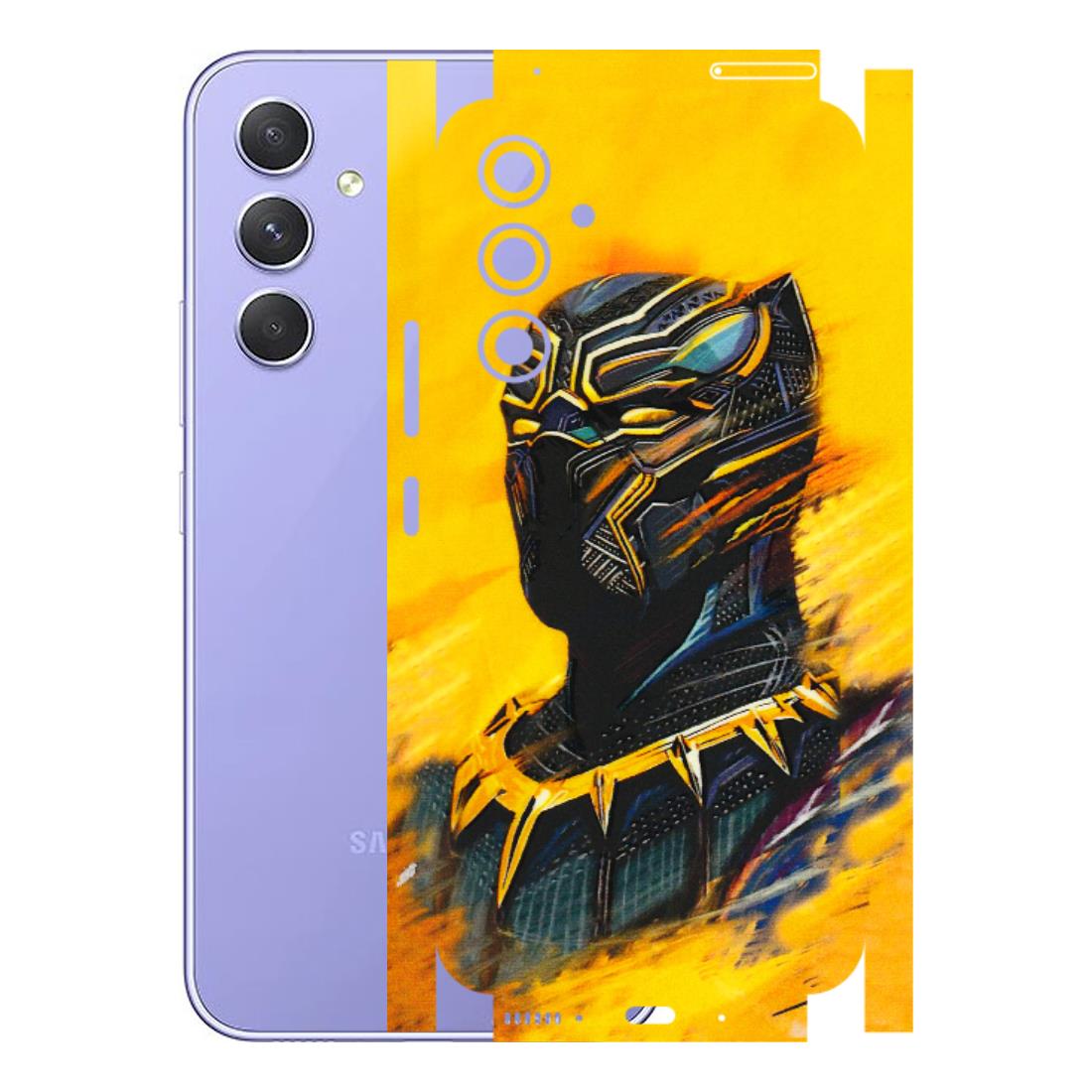 Samsung A/S Series Phone Skins (All Models) - Yellow Panther - 3D Embossed Finish (L-54) Samsung Galaxy A54 (5G)