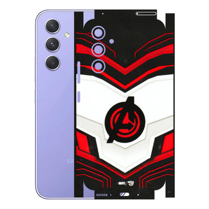 Samsung A/S Series Phone Skins (All Models) - Avengers Logo - 3D Embossed Finish (L-55) Samsung Galaxy A54 (5G)
